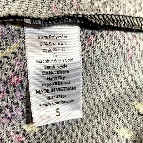 LULAROE  WOMEN’S NICOLE BLACK STARBURST PRINT A LINE MINI DRESS Size Sma… - Picture 10 of 10